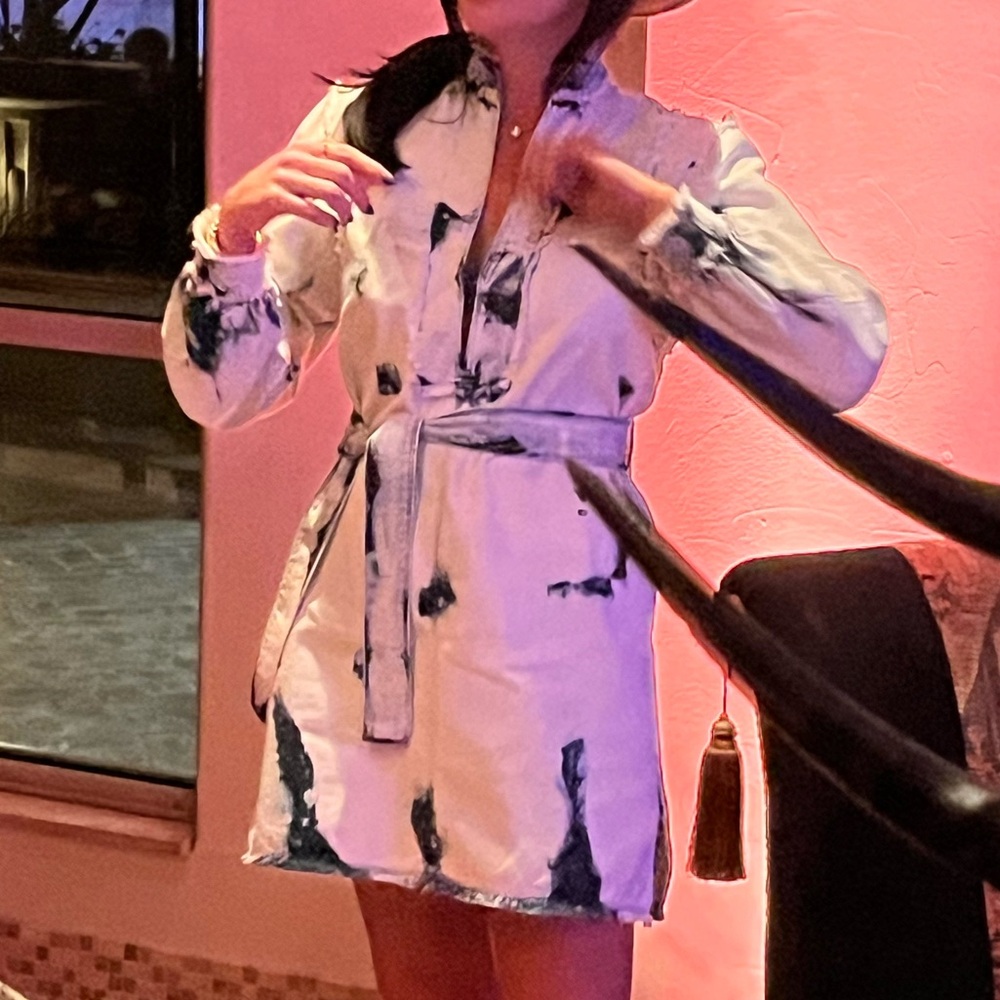 CD (Christian Dior)TyeDye Denim  Mini Dress 4